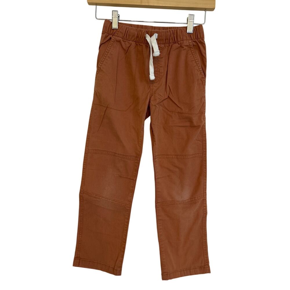 Cat & Jack Boys Tara-cotta Orange Pull On Pants Regular 7